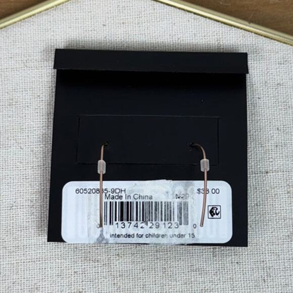 New Givenchy Crystal Threader Earrings in Rose Gold - Picture 5 of 5